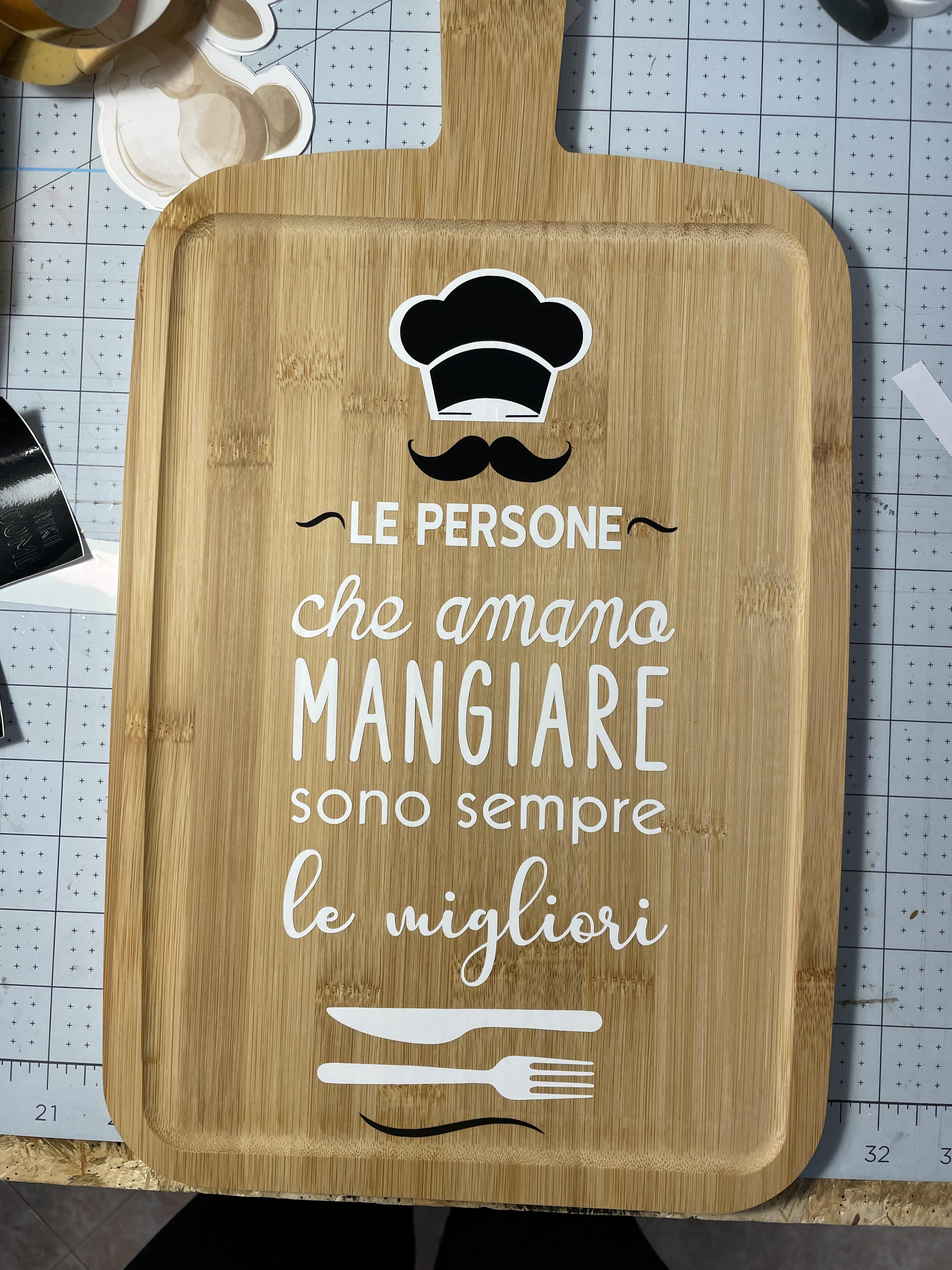 Tagliere in legno personalizzato