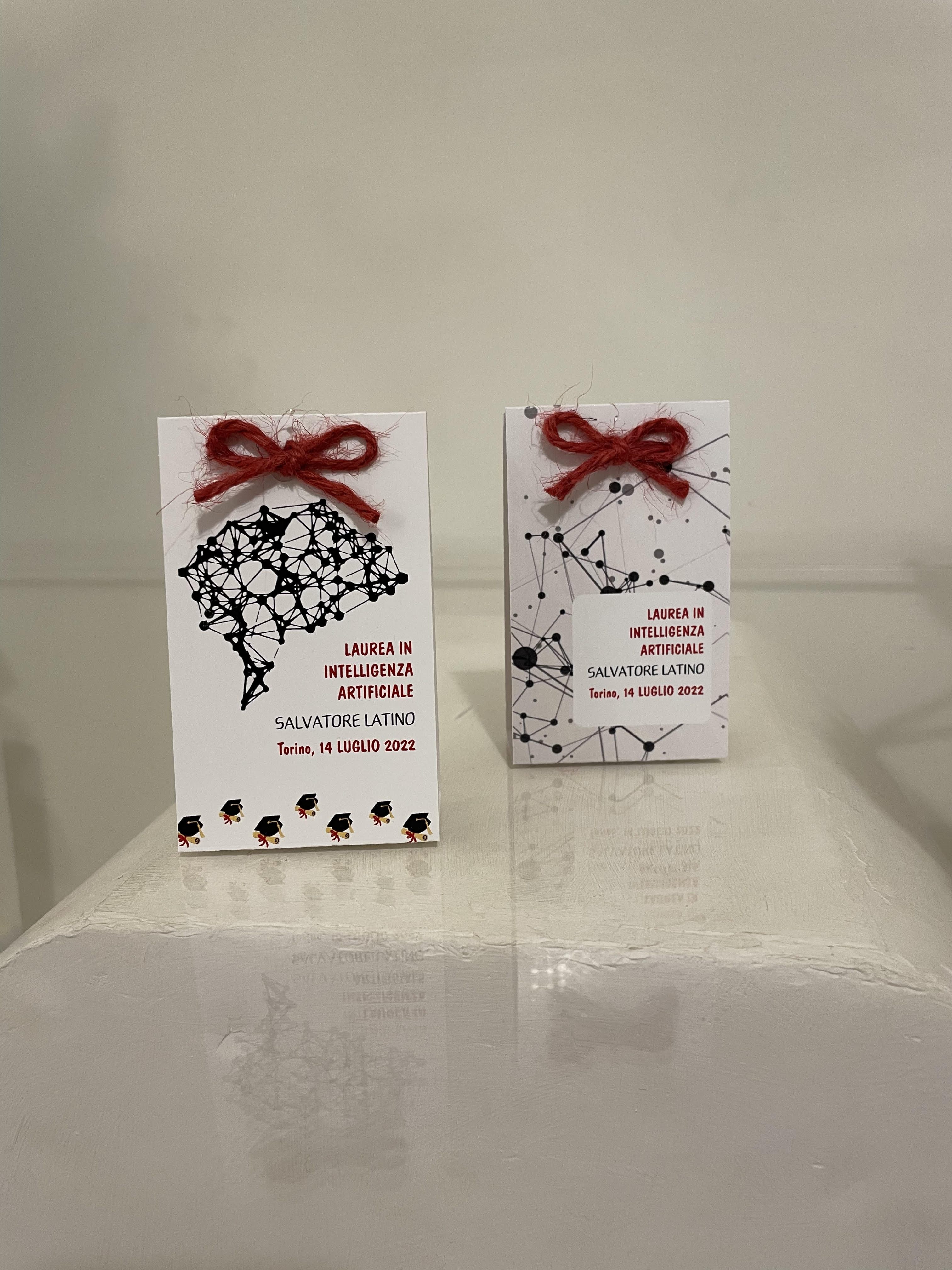 Scatolina portaconfetti laurea