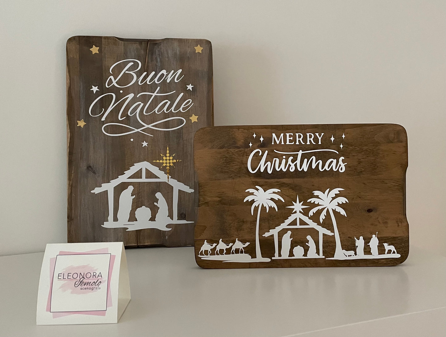 Wooden Christmas cutting board 20x30