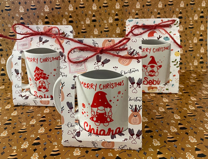 Customizable Christmas mug